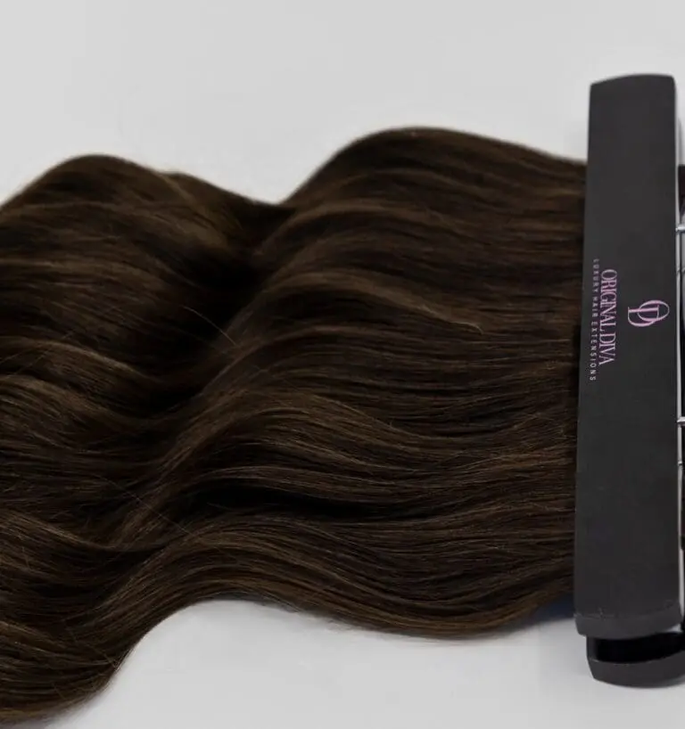 Dark Brown Human Hair Extensions by Original Diva