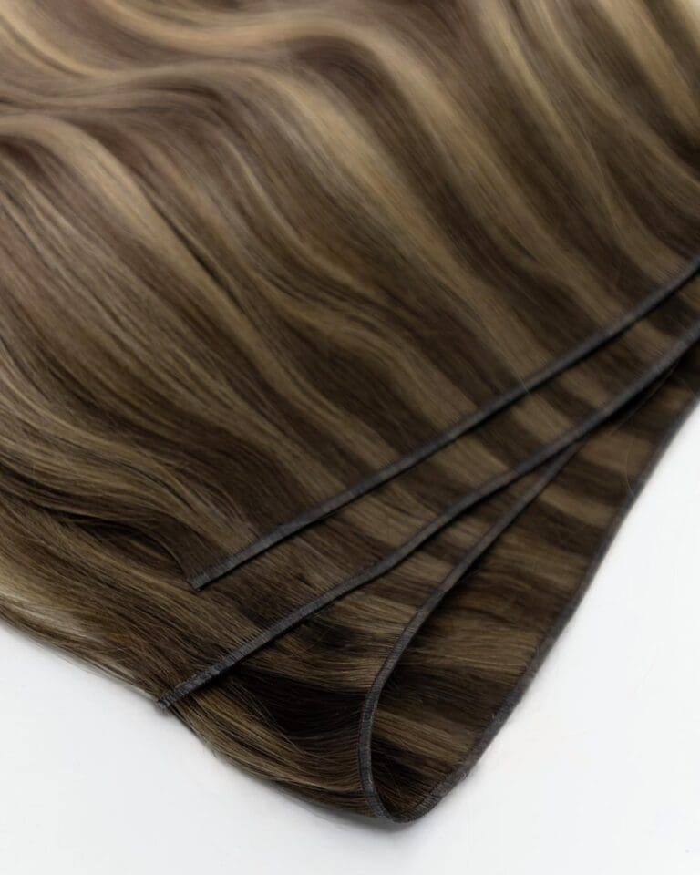 Weft "One Piece" Human Hair Extension