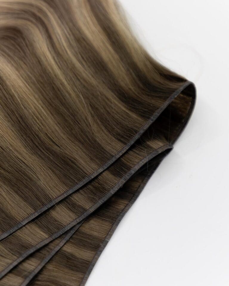 Weft "One Piece" Human Hair Extension