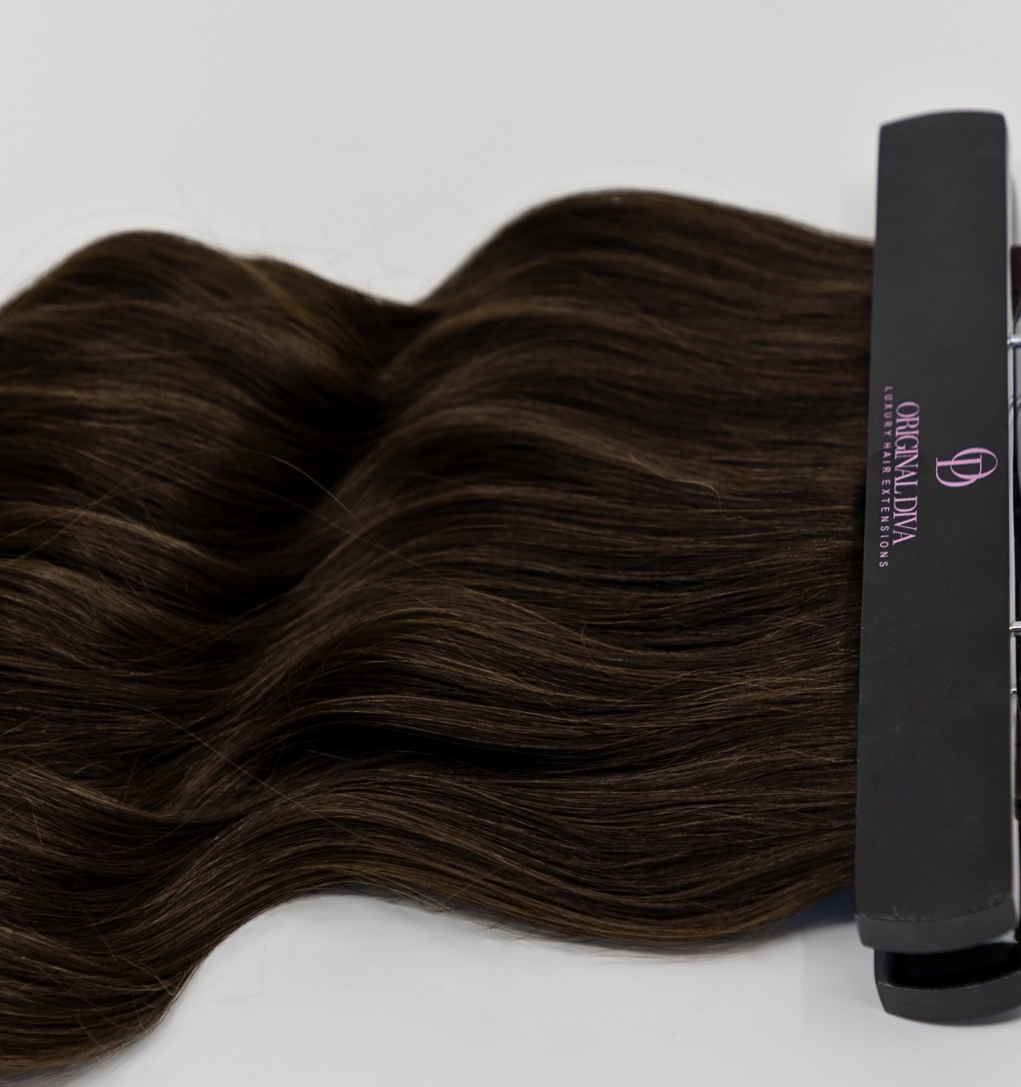 Dark Brown Human Hair Extensions by Original Diva